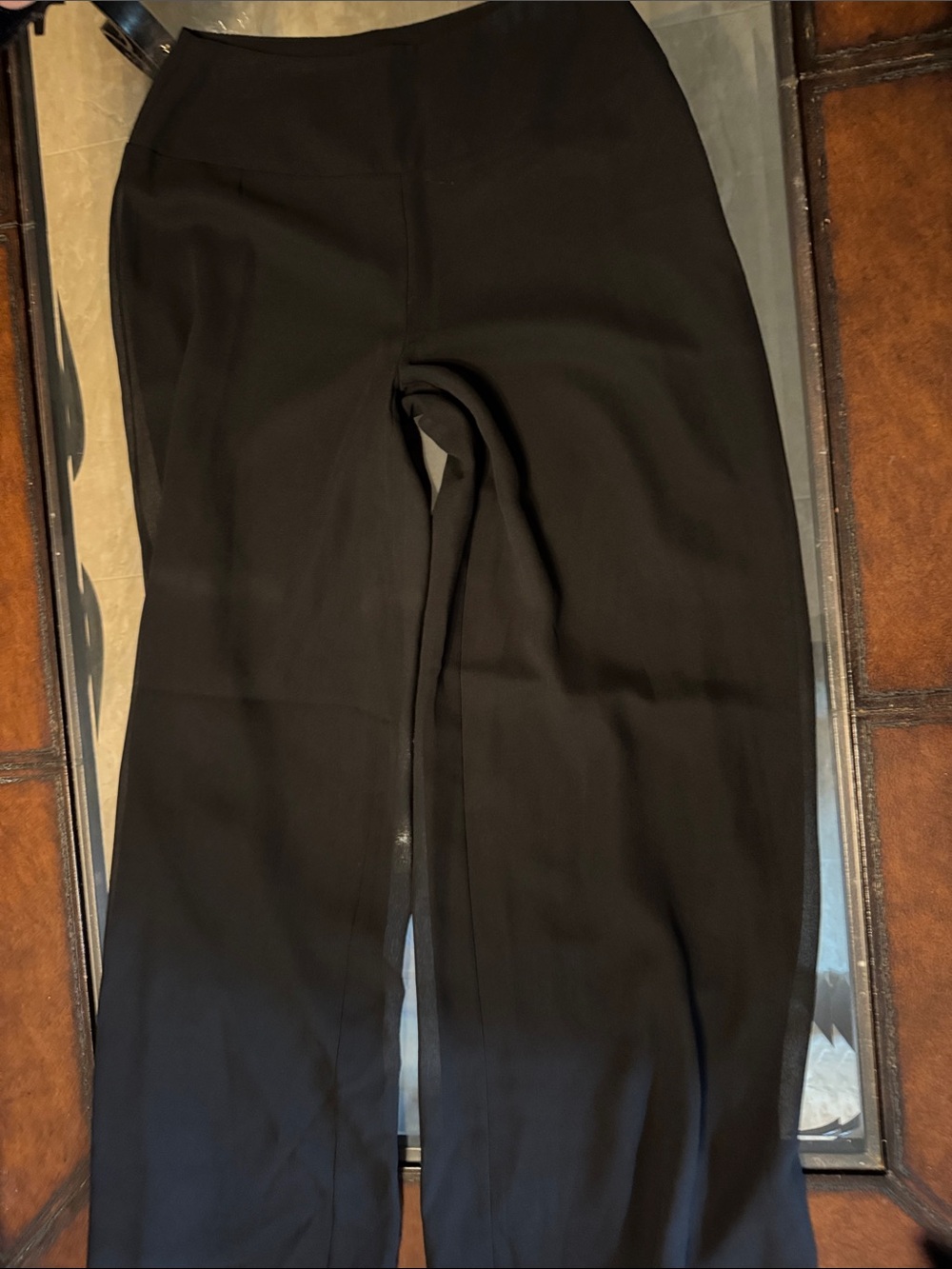Metaphor Black Straight-Leg Ponte Pull-On Pants